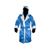 Cleto Reyes Satin Boxing Robe With Hood Blue/White