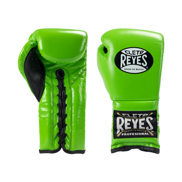 Cleto Reyes Traditional Training Lace Gloves Citrus Green
