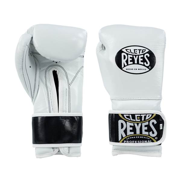 Cleto Reyes Training Gloves with Hook and Loop Closure - White