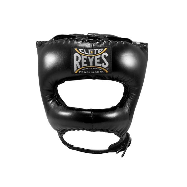 Black Cleto Reyes Classic Cheek Protection Boxing Headgear 