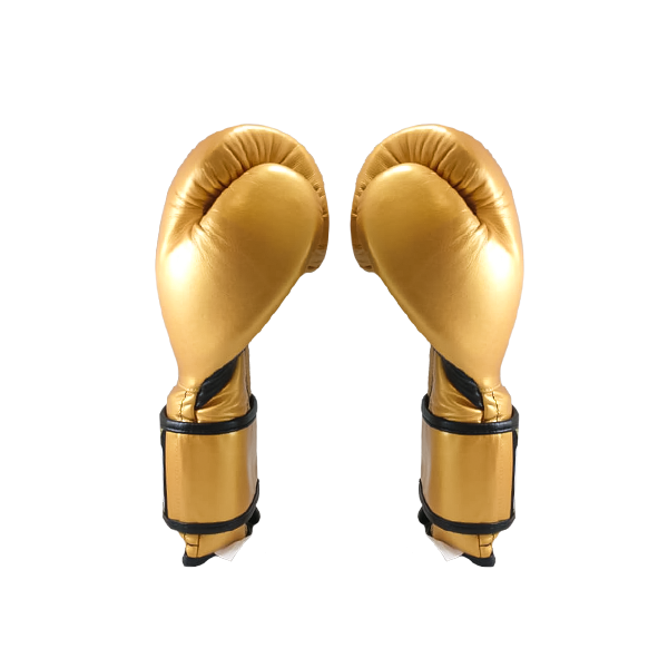 Cleto Reyes Hook and Loop Boxing Gloves Solid Gold