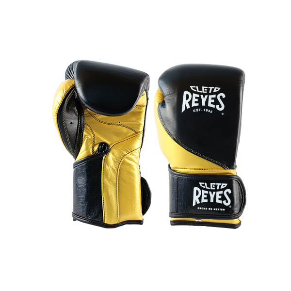 Cleto Reyes High Precision Boxing Gloves Black/Solid Gold