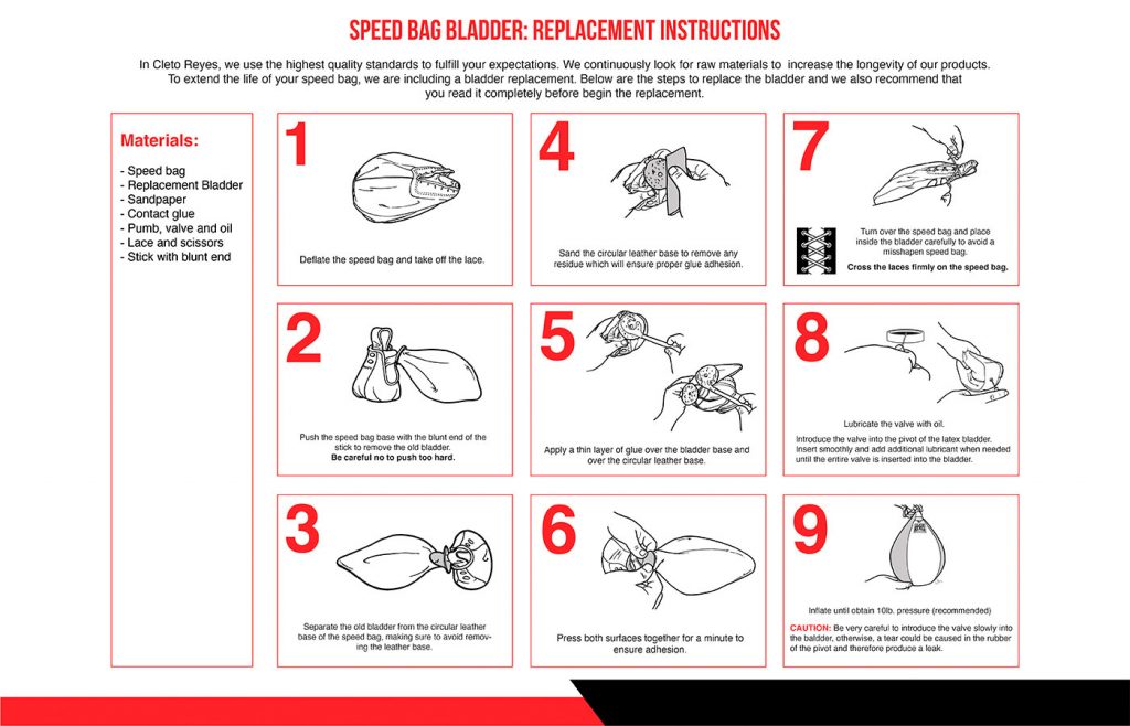 Speed-Bag-Bladder Manuals