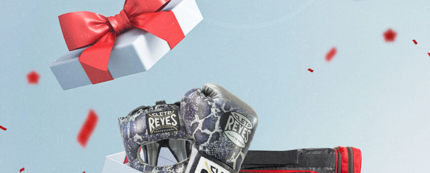The new Cleto Reyes Steel Snake Boxing Gloves and Protective Gear Collection is the perfect gift.