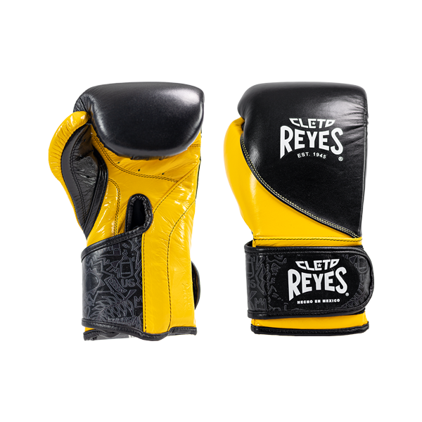 Cleto Reyes High Precision Boxing Gloves Black/Yellow