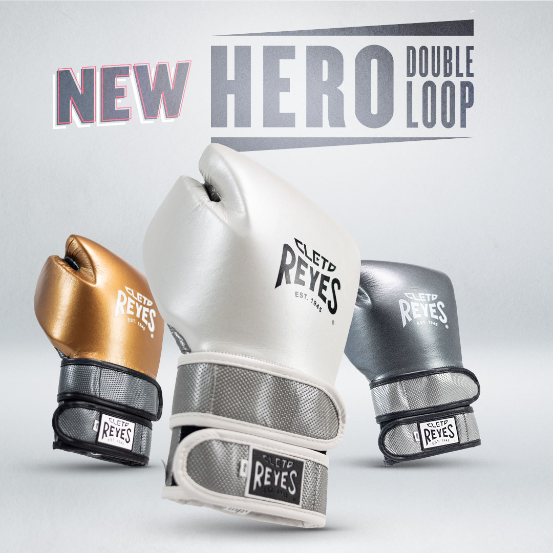 The brand new Hero Double Loop Boxing Gloves