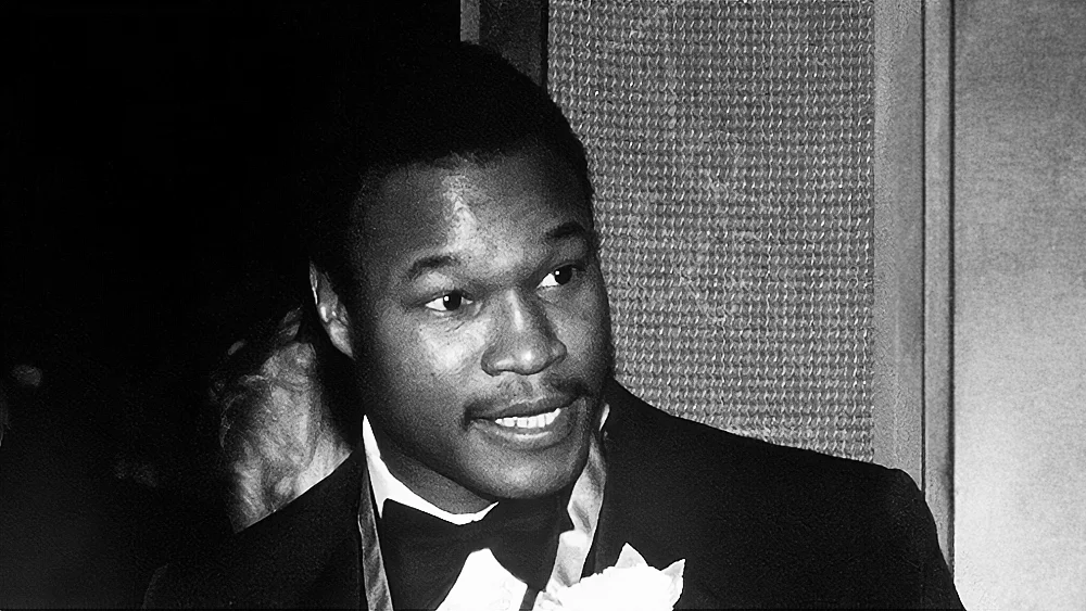 Heavyweight Champion Larry Holmes, prior to the awards ceremony honoring the 10 Outstanding Young Men of the Year.