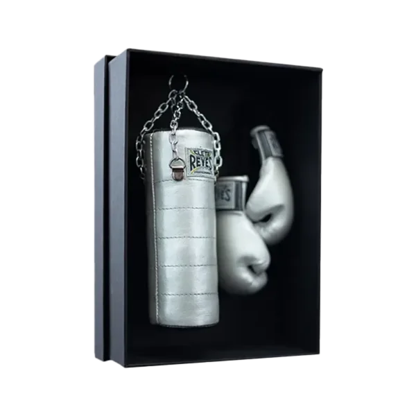 A020BX - Mini-heavy Bag & Mini-glove Kit - White Pearl | Cleto Reyes Boxing