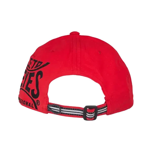 Cleto Reyes Polyester Cap - Red (back view) | C882R
