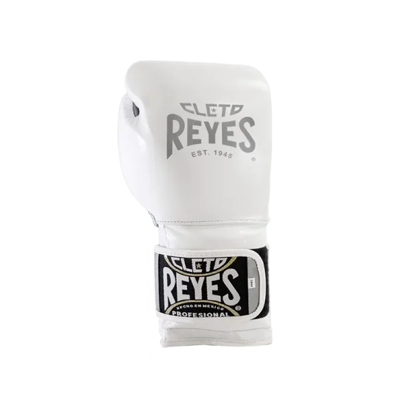 Silver Storm - Hook & Loop Boxing Gloves E641BL front | Cleto Reyes USA Boxing
