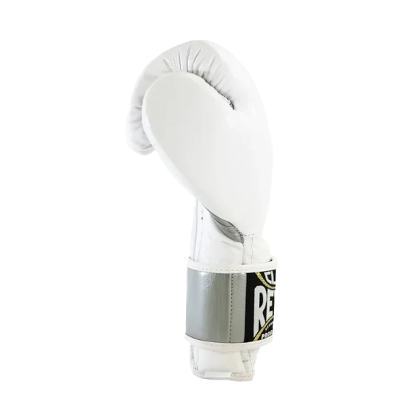 Silver Storm - Hook & Loop Boxing Gloves E641BL side | Cleto Reyes USA Boxing