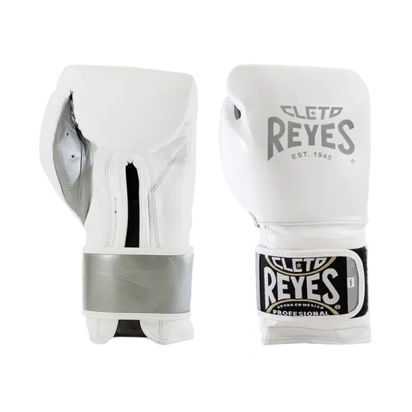 Silver Storm - Hook & Loop Boxing Gloves E641BL | Cleto Reyes USA Boxing
