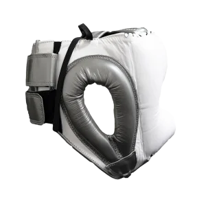 Silver Storm Traditional Headgear E388BL - side view | Cleto Reyes USA Boxing